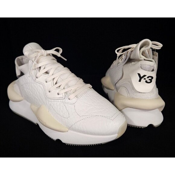 Adidas Y-3 Yohji Yamamoto Kaiwa Sneaker 7.5 Mens Off White HR1951 - Picture 1 of 16